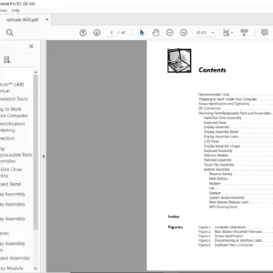 Dell Latitude L400  Laptop SERVICE MANUAL - PDF DOWNLOAD
